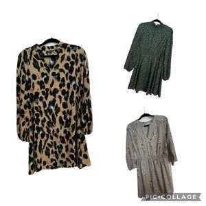 Set of 3 Women's Dresses, Loft and SHEIN